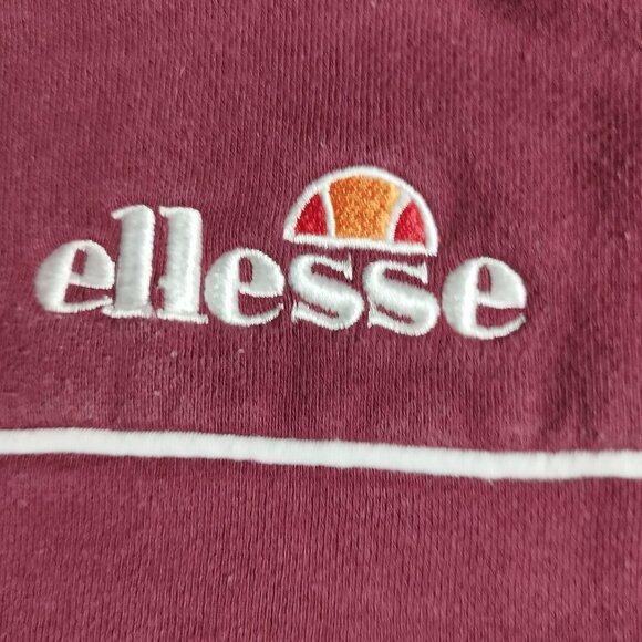 Ellesse Women's Hoodie Sweatshirt - Size XS - Burgundy - Picture 5 of 8